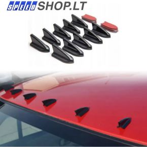 Universalus automobilio stogo spoilerių rinkinys Sharks